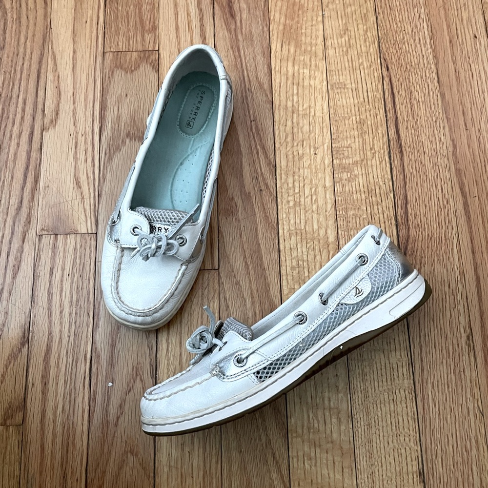 ✈️Sperry Top Sider Boat Mesh See through Net Breatheable Moccasins Daily Preppy